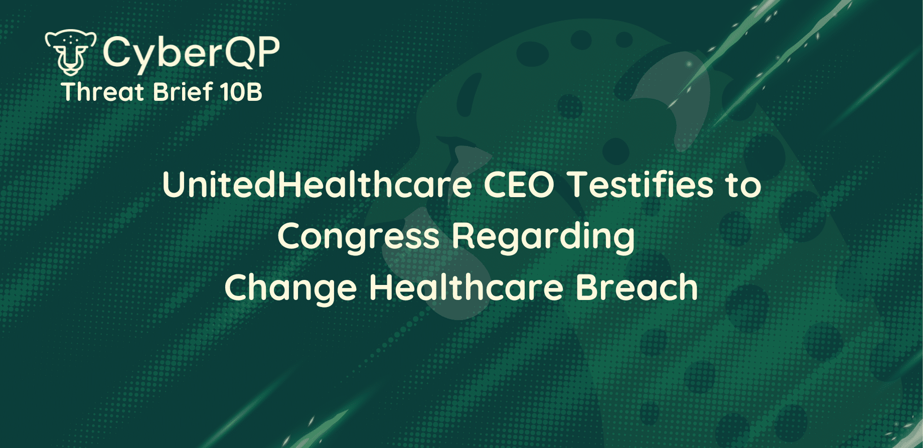 UnitedHealthcare CEO Testifies to Congress Regarding Change Healthcare