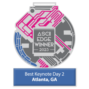 ASCII Edge Winner 2023, Best keynote Day 2