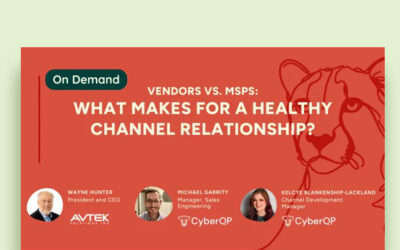Vendors vs. MSPs: What constitutes a healthy channel relationship?