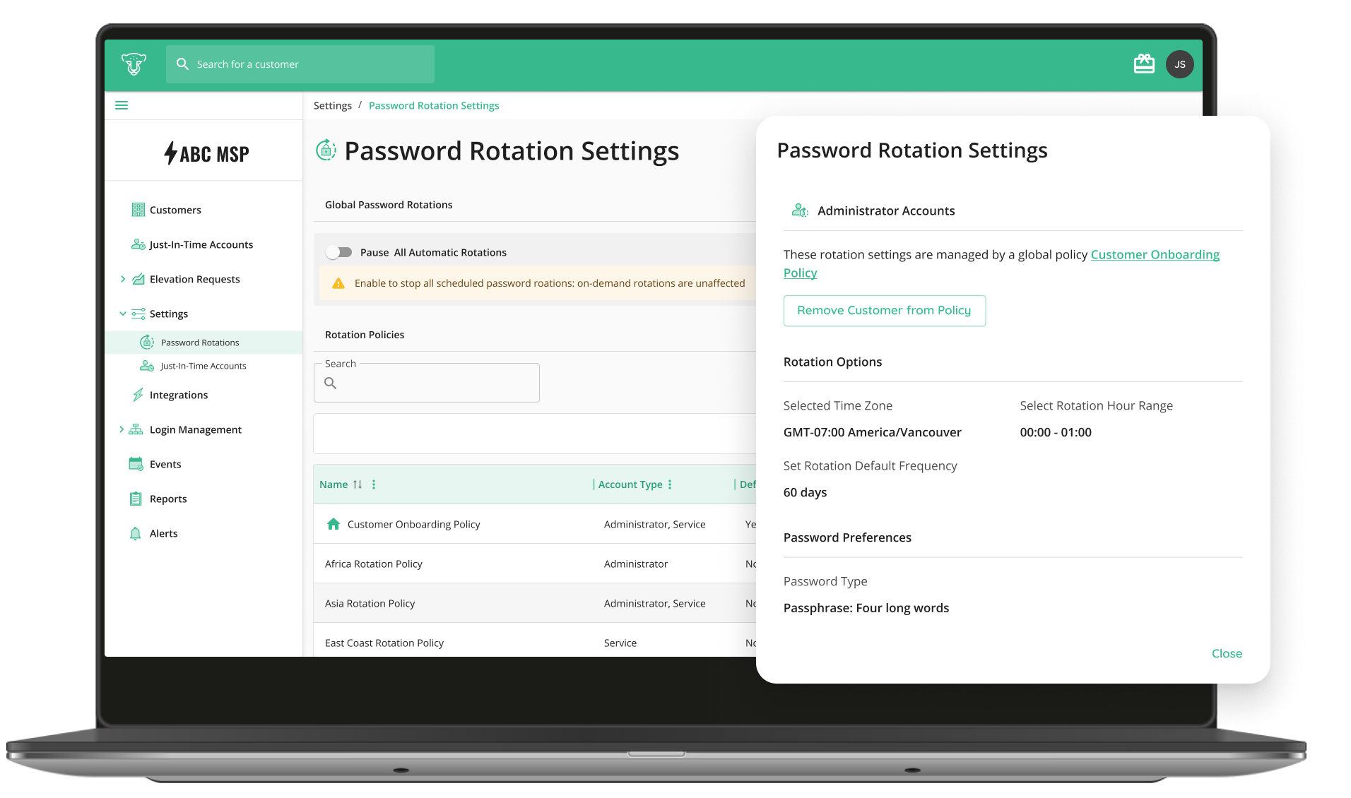 Automate Password Updates