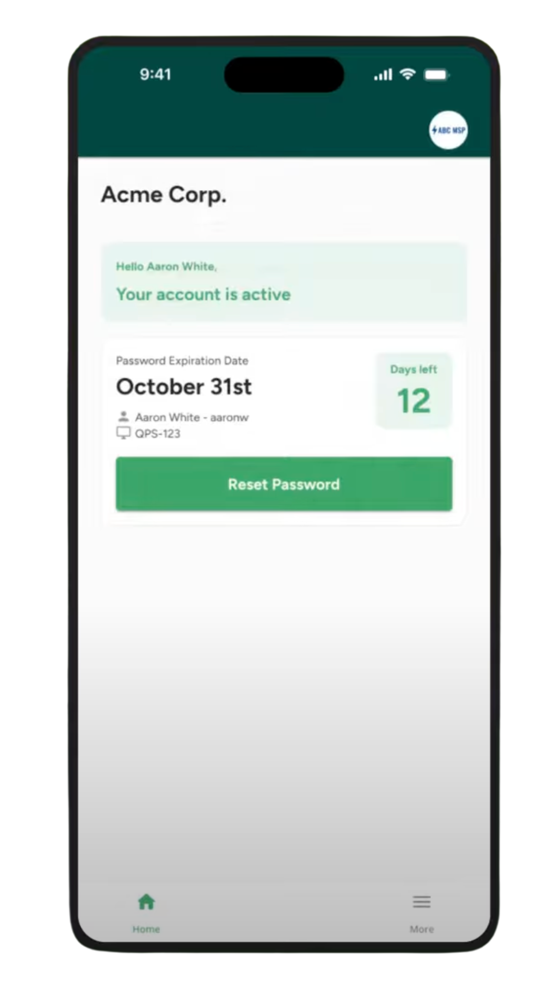 End User Account Management