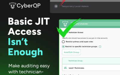 Basic JIT Access Isn’t Enough