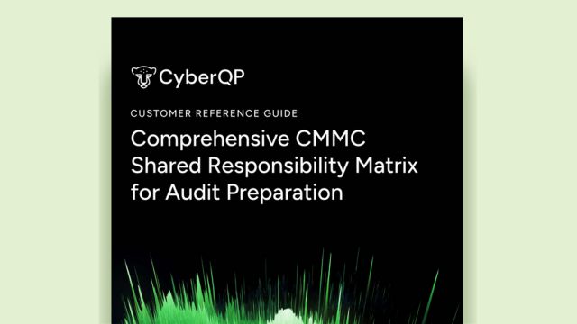CMMC Responsibility Matrix for Audit Preparation