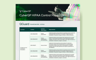 HIPAA Control Mappings | CyberQP eBook